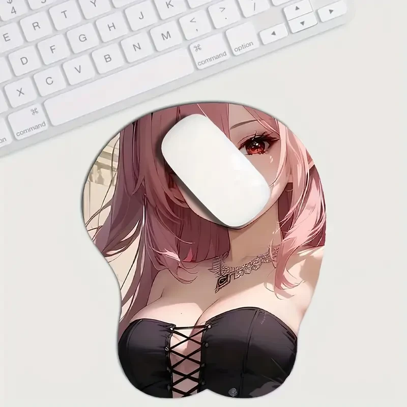 Килимок для миші з 3D дизайном аніме дівчини, фото 1