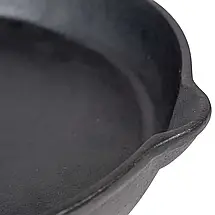 Туристична сковорода Bo-Camp Frying pan Dutch Oven 24 cm | Класична чавунна сковорідка для приготування їжі на вогні і вдома, фото 3