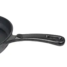 Туристична сковорода Bo-Camp Frying pan Dutch Oven 24 cm | Класична чавунна сковорідка для приготування їжі на вогні і вдома, фото 4