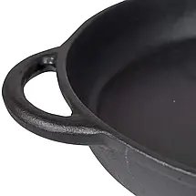 Туристична сковорода Bo-Camp Frying pan Dutch Oven 24 cm | Класична чавунна сковорідка для приготування їжі на вогні і вдома, фото 5