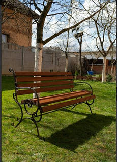 Лава паркова кована 1500мм тр 20х20 Буковелька Kompred kc-008