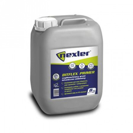 Швидковисихна бітумно-аніонна ґрунтовка NEXLER Bitflex Primer 8 кг, фото 1
