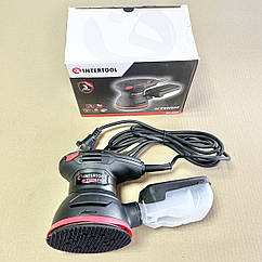 Шліфмашина ексцентрикова 125 мм, 300 Вт, 5000-12000 об./хв INTERTOOL WT-0541