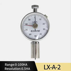 Твердомір Шора тип А (дюрометр) Shahe LX-A-2 (ТВР-A) 0-100 НА