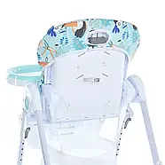 Стільчик для годування Bambi M 3233 — 7 рівнів висоти, 3 нахили спинки, 5‑точкові ремені, знімний піднос, фото 3