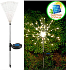 Світильники "Феєрверк" на сонячній батареї, 120 світлодіодів, теплий білий, комплект, фото 3