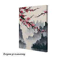 Картина за номерами Riviera Blanca Гілка сакури 40x50 см (RB-0384)
