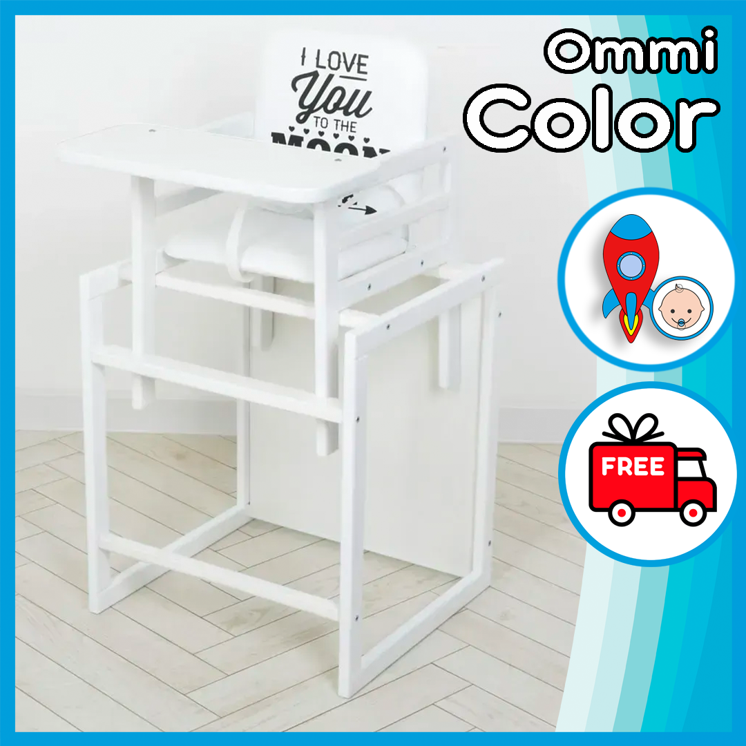 Стільчик для годування трансформер Ommi Color