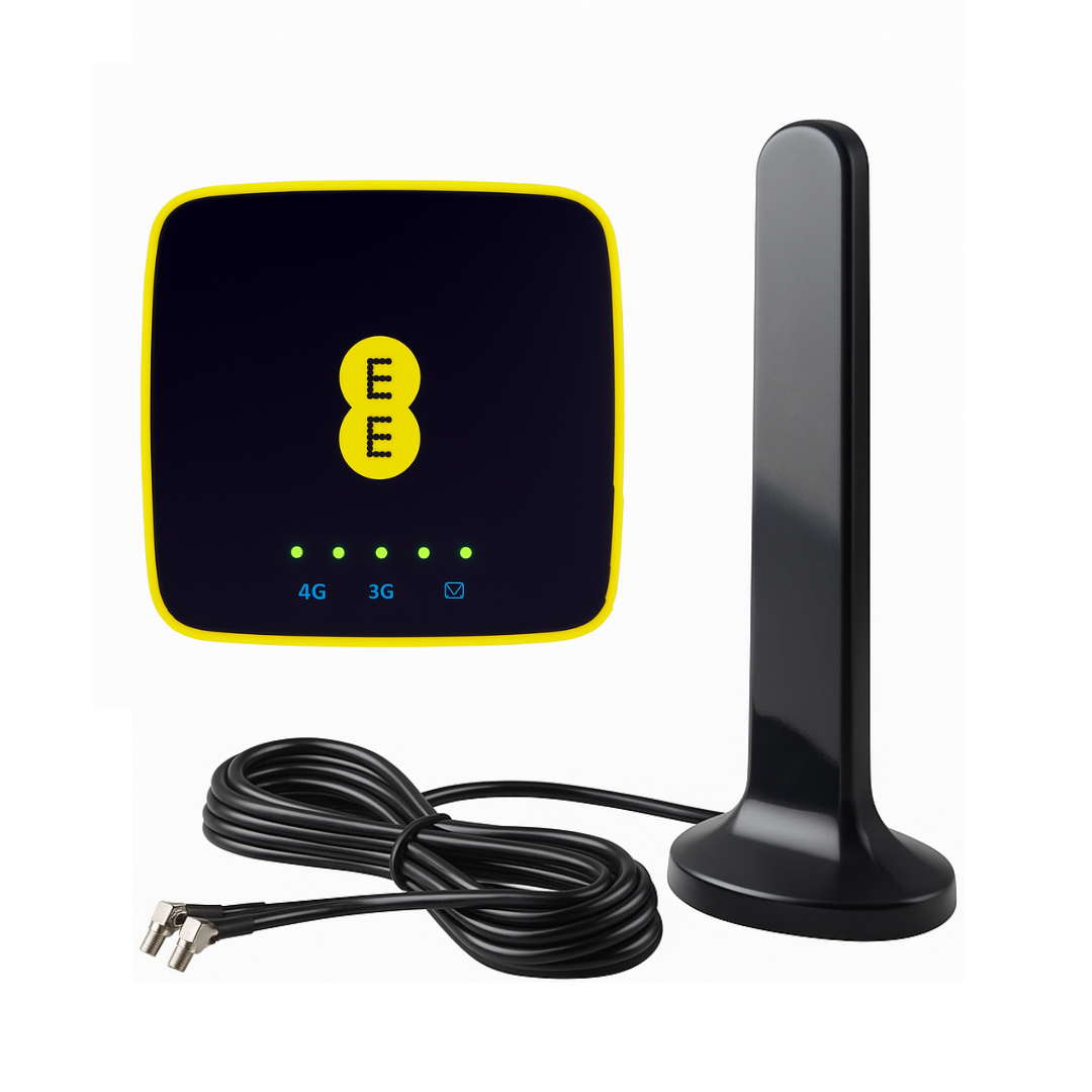 4G WiFi роутер Alcatel EE40 + автомобільна антена MIMO 16 Дб (TS9)