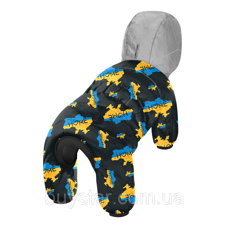 Комбінезон для собак WAUDOG Clothes малюнок "Дім", S32, В 47-50 см, С 30-33 см, фото 1