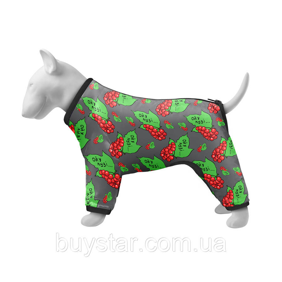 Вітровка для собак WAUDOG Clothes, маляток "Каліна", S35, В 47-51 см, C 35-39 см, фото 1