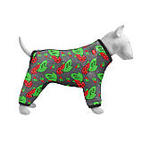 Вітровка для собак WAUDOG Clothes, малюнок "Калина", L50, В 70-74 см, С 47-50 см, фото 3