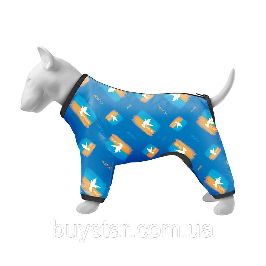 Вітровка для собак WAUDOG Clothes, малюнок "Прапор", L50, В 70-74 см, С 47-50 см, фото 1