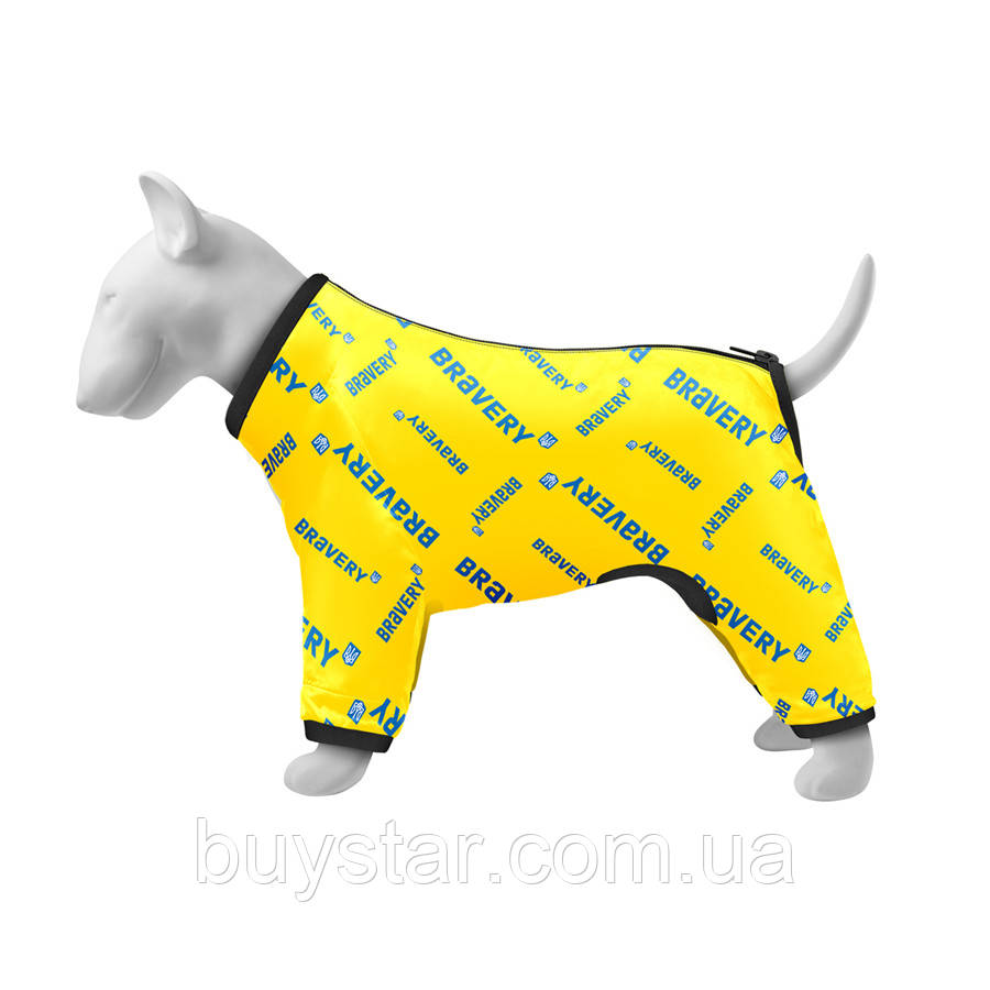 Вітровка для собак WAUDOG Clothes, малюнок "Сміливість", M45, В 55-60 см, С 37-40 см, фото 1