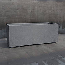 Клумба бетонна Лісабон XL 40x100x40 см, вулична садова, фото 3