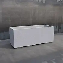 Клумба бетонна Лісабон XL 40x100x40 см, вулична садова, фото 6