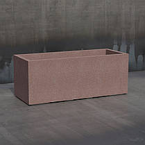 Клумба бетонна Лісабон XL 40x100x40 см, вулична садова, фото 4