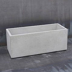 Клумба бетонна Лісабон XL 40x100x40 см, вулична садова