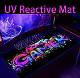 Килимок для миші з дизайном кольорового напису GAMER , розмір 80/30, фото 4