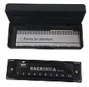 Гармошка губна Harmonica (діатонічна) С, чорна, фото 4