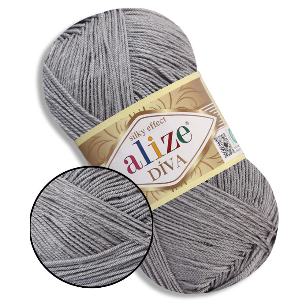 Alize Diva, Вугільно-сірий No87