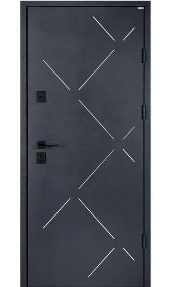 Двері вхідні РУБІКОН RAL 1716 / ПВХ 46 Б-330  + терморозрив 860