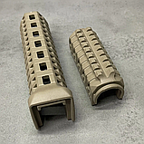 Цівка на АК 47/74 DLG TACTICAL (DLG-133), полімерна, колір Койот, 1 планка пікатинні, з кріпленням M-LOK, фото 2