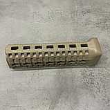 Цівка на АК 47/74 DLG TACTICAL (DLG-133), полімерна, колір Койот, 1 планка пікатинні, з кріпленням M-LOK, фото 4