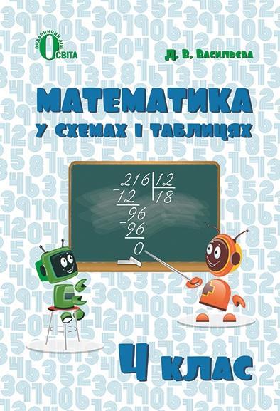 Математика, 4 кл., Математика у схемах і таблицях / Васильєва Д.В. / ОСВІТА