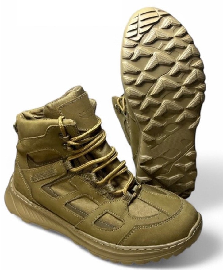 Черевики літні тактичні шкіра Койот підошва ЕВА ARMOS HAMARS EVA 40 41 42 43 44 45 46