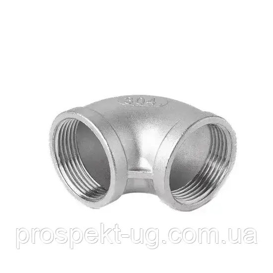 Кутник Ду50 (2") нержавіючий ВВ