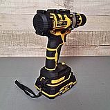 Якісний акумуляторний шуруповерт DeWALT DCD791 Потужний дриль-шуруповерт 36V 6AH Шурупокрут Деволт в кейсі, фото 6