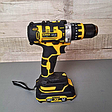 Якісний акумуляторний шуруповерт DeWALT DCD791 Потужний дриль-шуруповерт 36V 6AH Шурупокрут Деволт в кейсі, фото 5