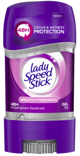 Дезодорант Lady Speed Stick Гелевий 24/7 Подих свіжості 65г