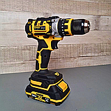 Якісний акумуляторний шуруповерт DeWALT DCD791 Потужний дриль-шуруповерт 36V 6AH Шурупокрут Деволт в кейсі, фото 7