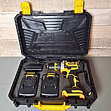 Якісний акумуляторний шуруповерт DeWALT DCD791 Потужний дриль-шуруповерт 36V 6AH Шурупокрут Деволт в кейсі, фото 10