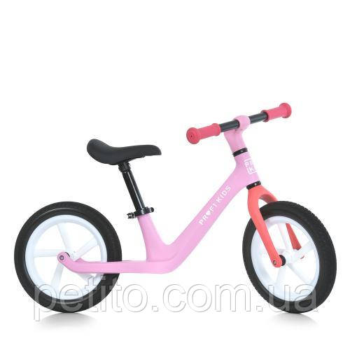 Біговел дитячий PROFI KIDS 12 д. MBB 1042 PU PINK