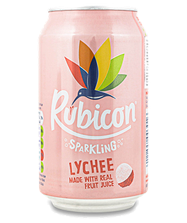 Газований напій Rubicon зі смаком личі 330мл