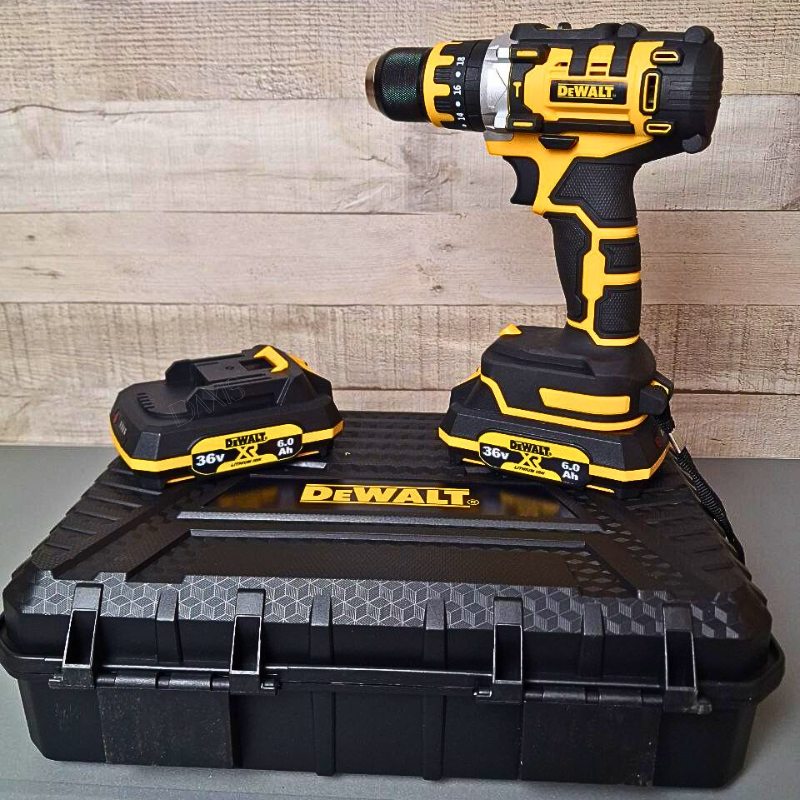 Якісний акумуляторний шуруповерт DeWALT DCD791 Потужний дриль-шуруповерт 36V 6AH Шурупокрут Деволт в кейсі, фото 1