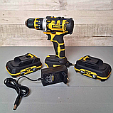 Якісний акумуляторний шуруповерт DeWALT DCD791 Потужний дриль-шуруповерт 36V 6AH Шурупокрут Деволт в кейсі, фото 9