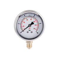 Манометр із гліцерином Thermo Alliancе Forte 10 бар, 1/4"З, нижнє підключення TAF170G10B