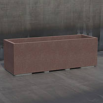 Квітник бетонний Лісабон 2XL 40x120x40 см, вуличний садовий, фото 5