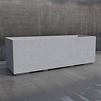 Квітник бетонний Лісабон 2XL 40x120x40 см, вуличний садовий, фото 6