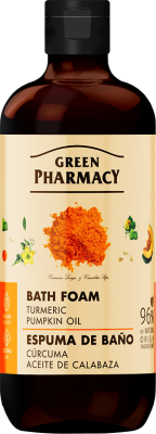 Піна для ванни Green Pharmacy куркума та гарбузова олія 500 мл