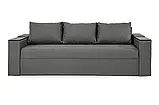 Диван прямий Юпітер (стандарт) рогожка сірий, фото 2