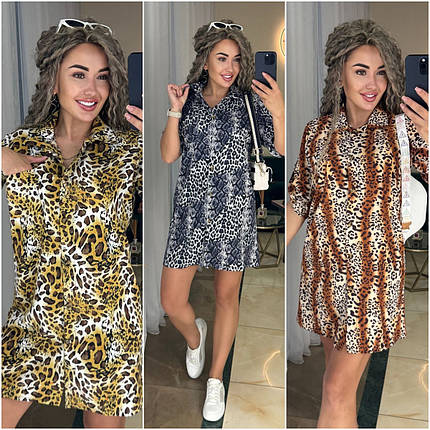 Сукня-сорочка коротка софт, фото 1