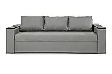 Диван прямий Юпітер (стандарт) рогожка світло-сірий, фото 2