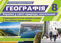Географія, 8 кл., Україна у світі: природа, населення / Гаврилик-Титар Н. / ПІП