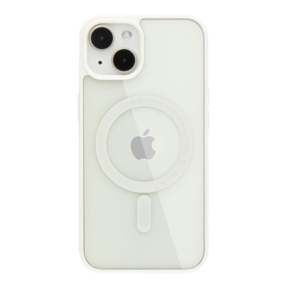 Чохол NEW TPU Color with Magsafe для iPhone 14 Колір White, фото 1