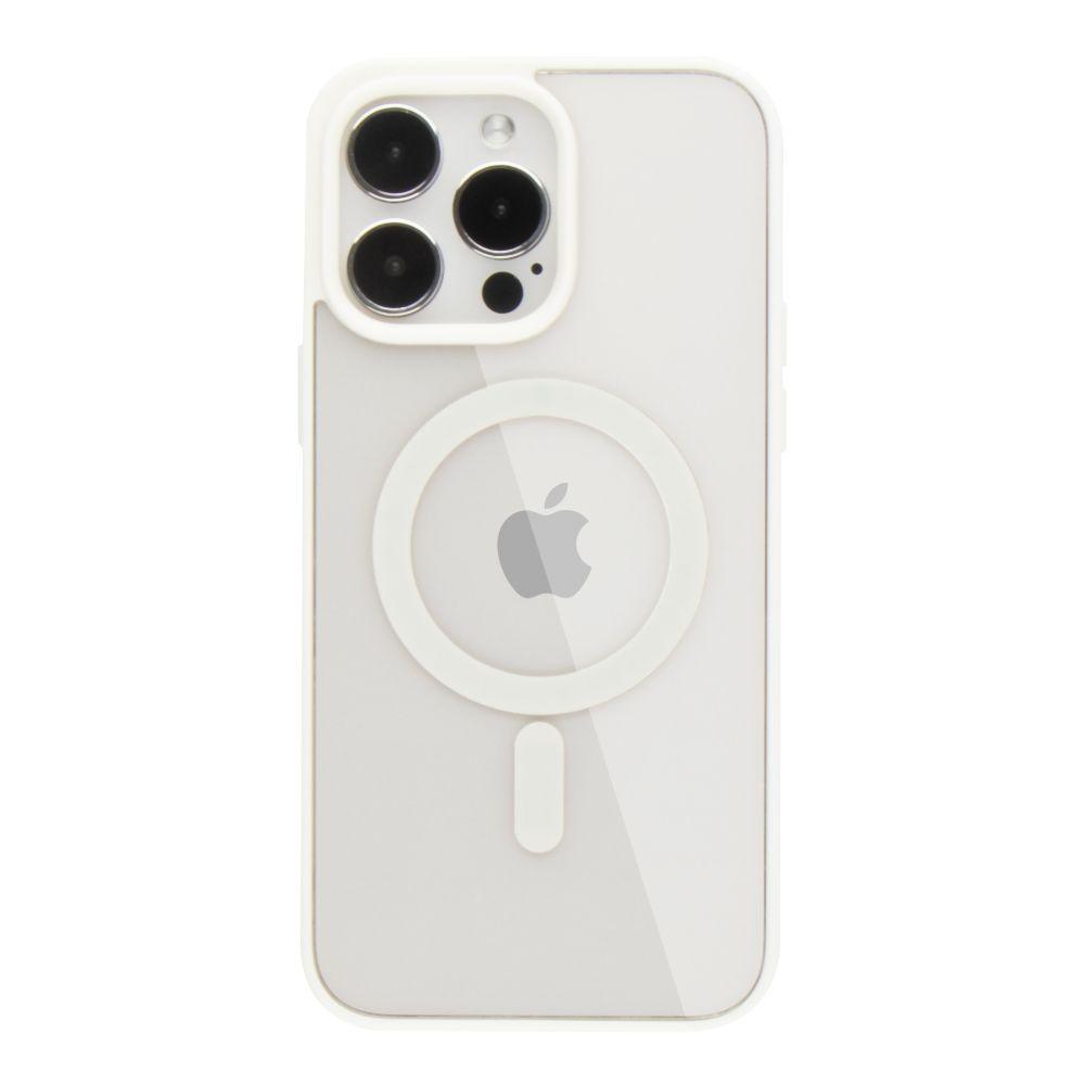 Чохол NEW TPU Color with Magsafe для iPhone 14 Pro Max Колір White, фото 1